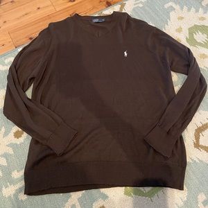 Polo by Ralph Lauren brown sweater size XL